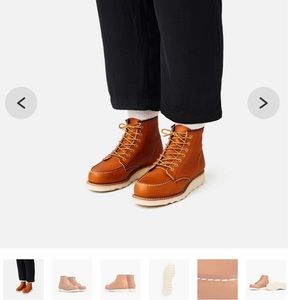 Red wing classic moc boot in oro legacy